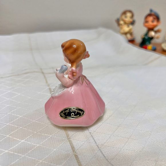 Vintage Josef Originals ON THE PHONE Housekeepers Series Ceramic Figurines - Picture 4 of 8